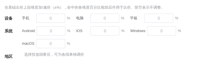 竞价调整